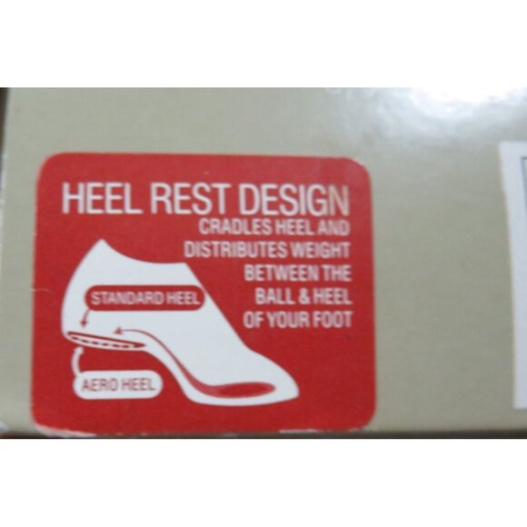 AEROSOLES A2 Navy Lizard Embossed Leather Flower Embellished Wedges size 10 beyo - Picture 9 of 11